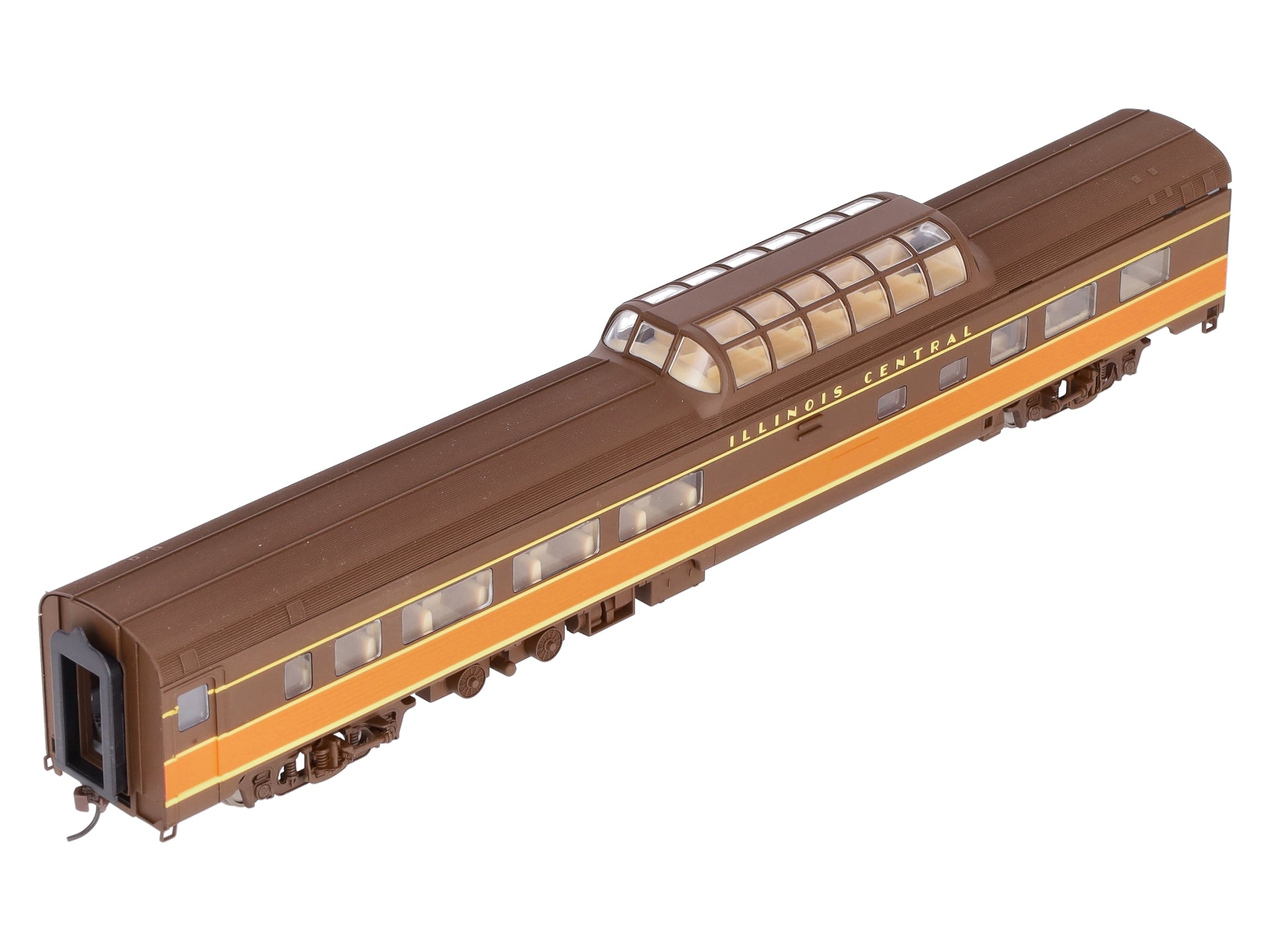 Walthers 932-16482 HO Illinois Central 85' Budd Dome Coach