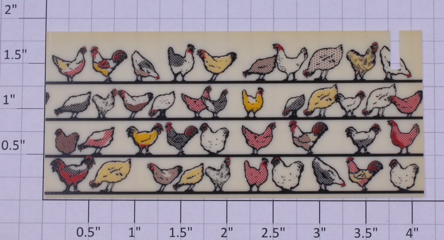 Lionel 6434-7X Figure Plate Poultry Car with Top Right Slot