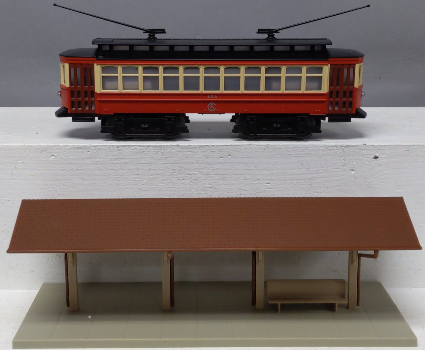 Atlas 1009103 Chicago Surface Lines O Gauge Trolley Set
