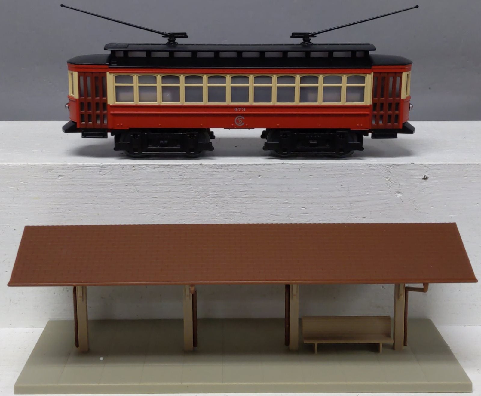 Atlas 1009103 Chicago Surface Lines O Gauge Trolley Set