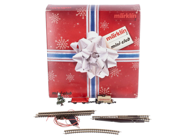 Marklin 82720 Z Christmas Add-On Set Tank Car & Low-Side Gondola