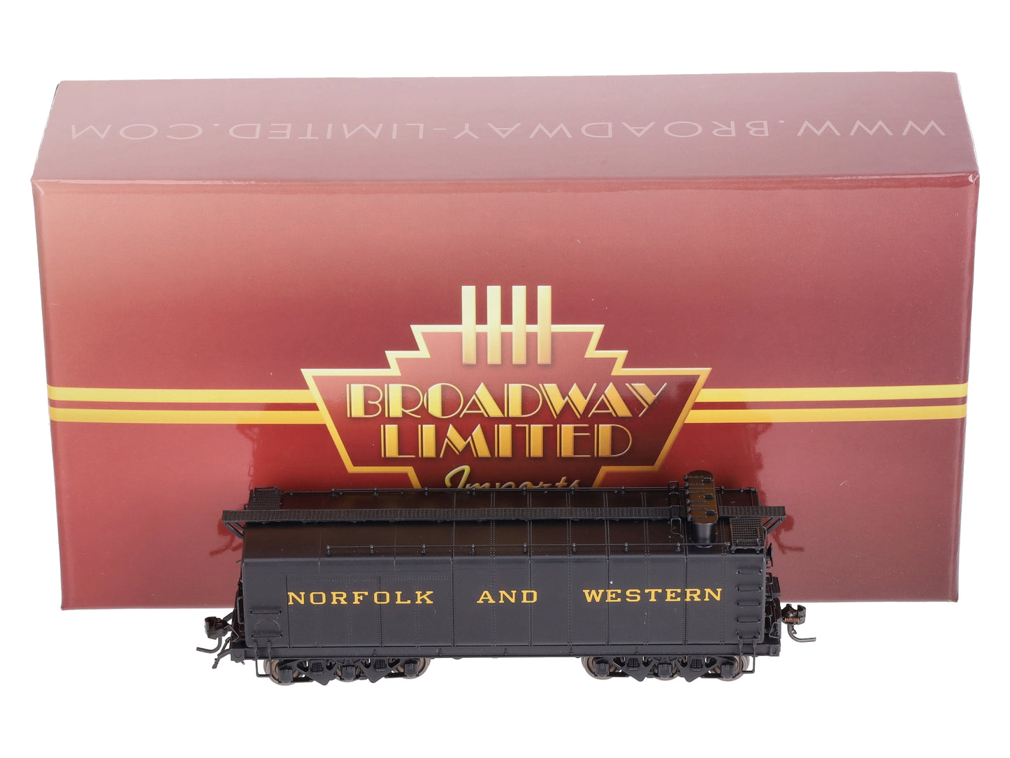 Broadway Limited 4098 HO Norfolk & Western Auxiliary Water Tender #160272