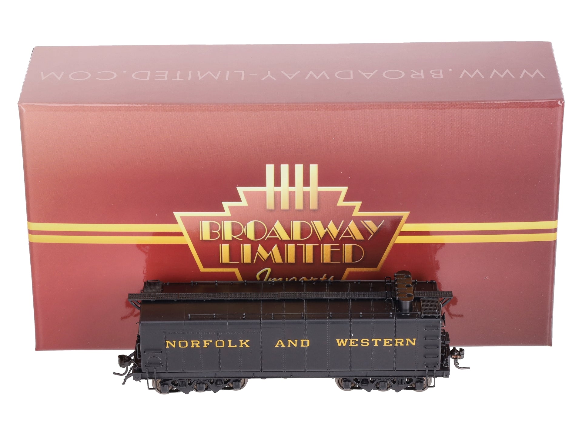 Broadway Limited 4098 HO Norfolk & Western Auxiliary Water Tender #160272