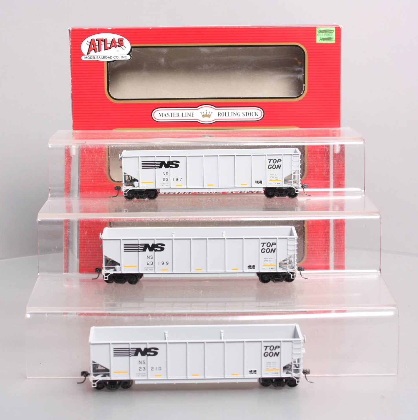 Atlas 20004003 HO Scale Norfolk Southern G-86R Hopper Car Set (Set of 3)
