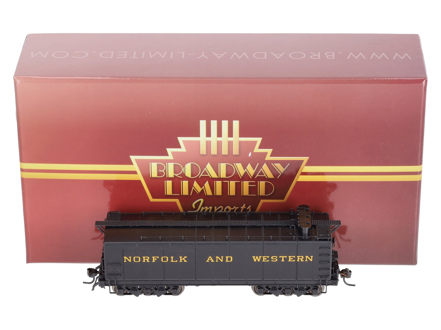 Broadway Limited 4096 HO Norfolk & Western Auxiliary Water Tender #160253