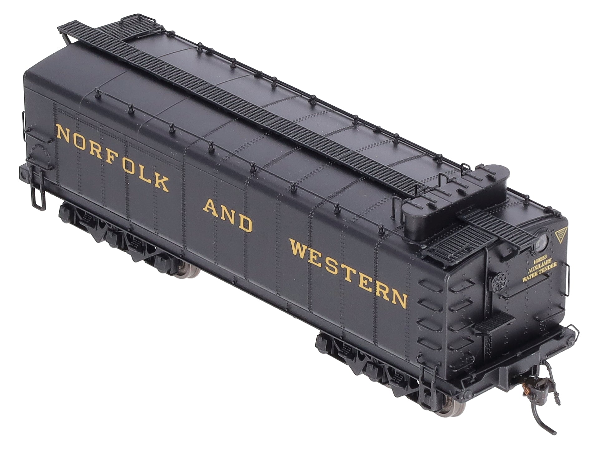 Broadway Limited 4096 HO Norfolk & Western Auxiliary Water Tender #160253