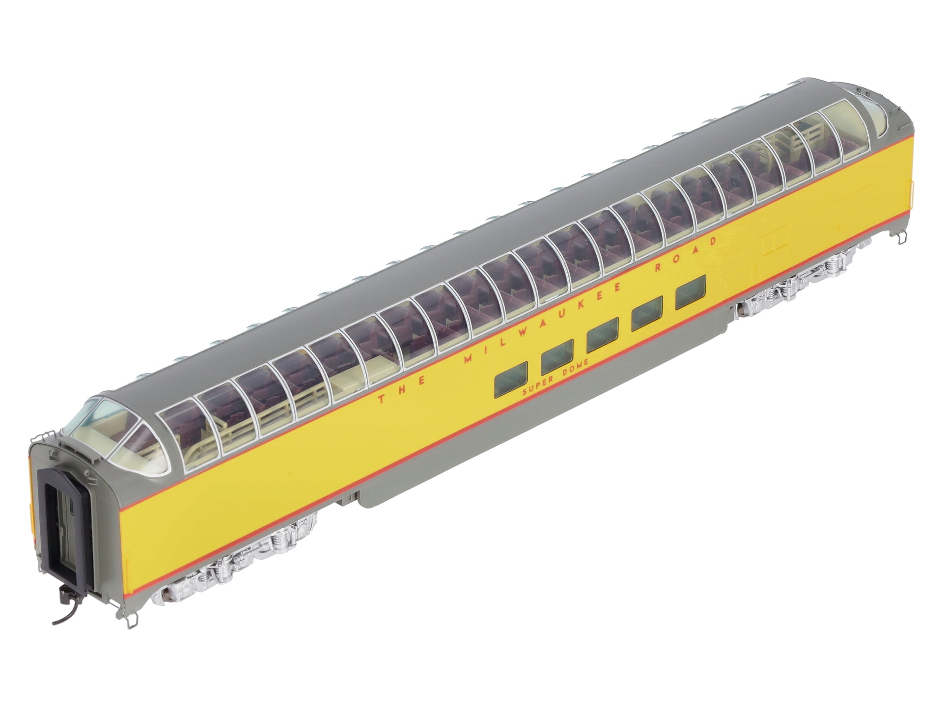 Walthers 920-9125 HO Scale Milwaukee Road 85' Pullman Standard Super Dome