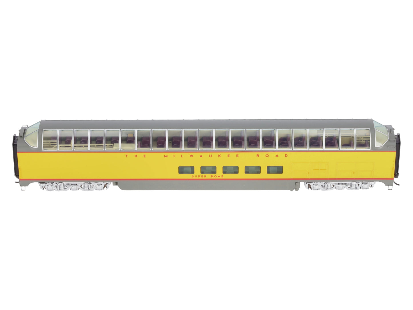 Walthers 920-9125 HO Scale Milwaukee Road 85' Pullman Standard Super Dome