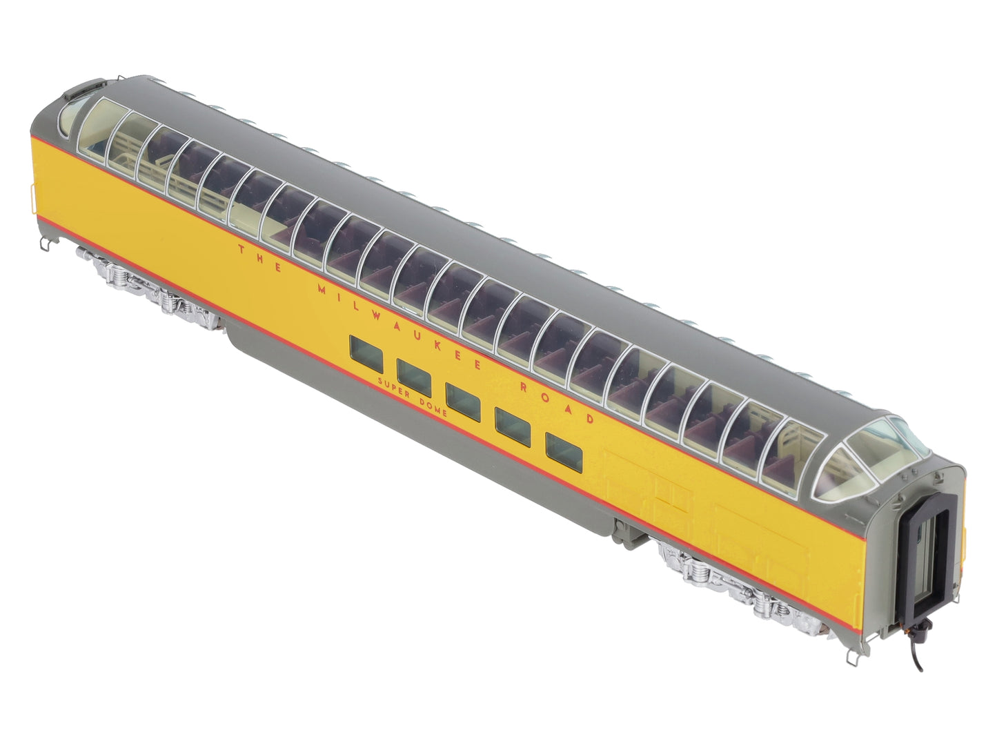 Walthers 920-9125 HO Scale Milwaukee Road 85' Pullman Standard Super Dome