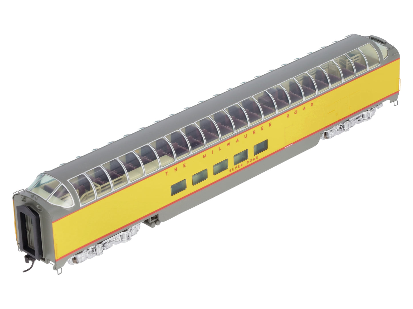 Walthers 920-9125 HO Scale Milwaukee Road 85' Pullman Standard Super Dome