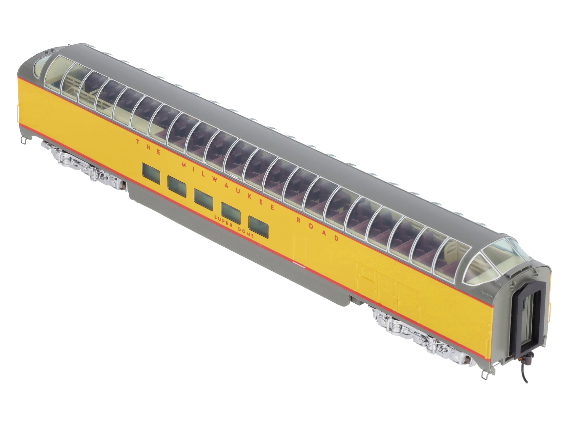 Walthers 920-9125 HO Scale Milwaukee Road 85' Pullman Standard Super Dome
