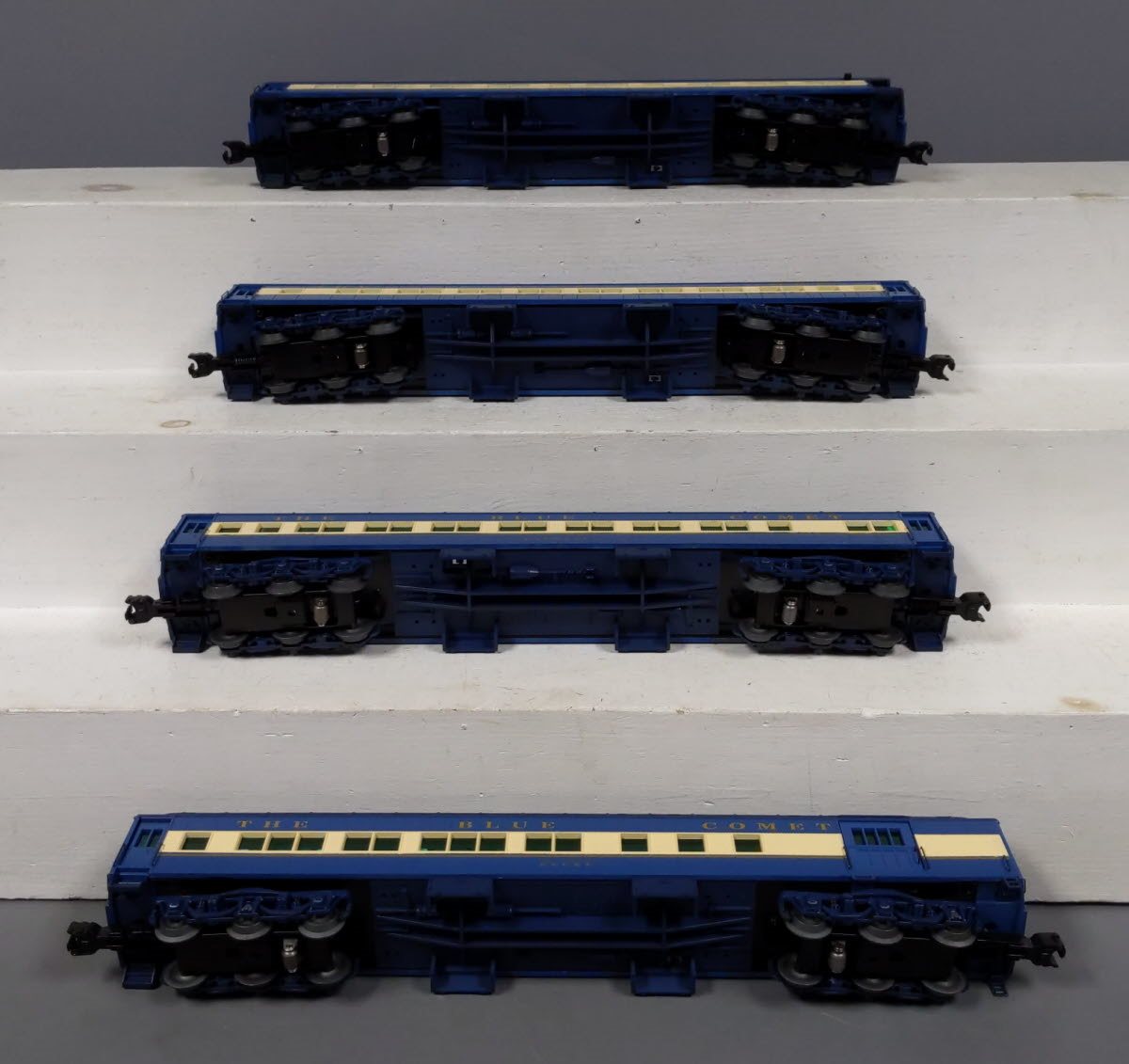 Lionel 6-25655 O CNJ 'Blue Comet' Heavyweight Passenger Cars (Pack of 4) MT/Box