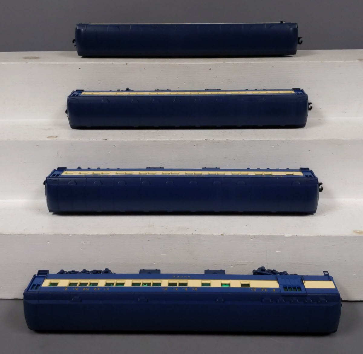 Lionel 6-25655 O CNJ 'Blue Comet' Heavyweight Passenger Cars (Pack of 4) MT/Box
