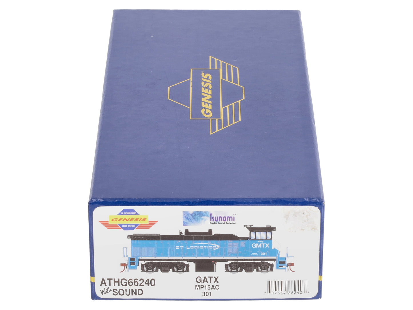 Athearn G66240 HO GATX MP15AC Diesel Locomotive with DCC & Sound #301