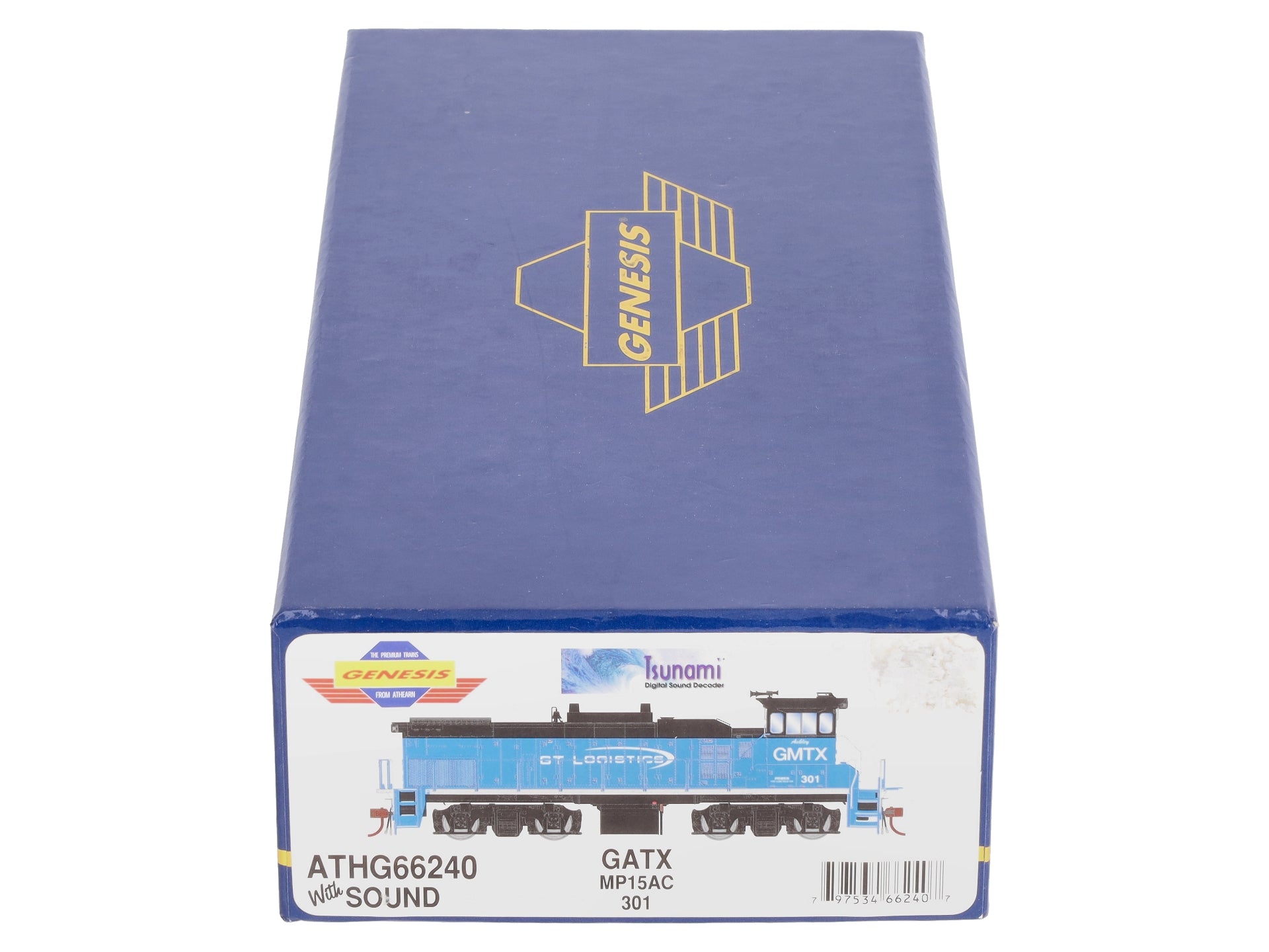 Athearn G66240 HO GATX MP15AC Diesel Locomotive with DCC & Sound #301