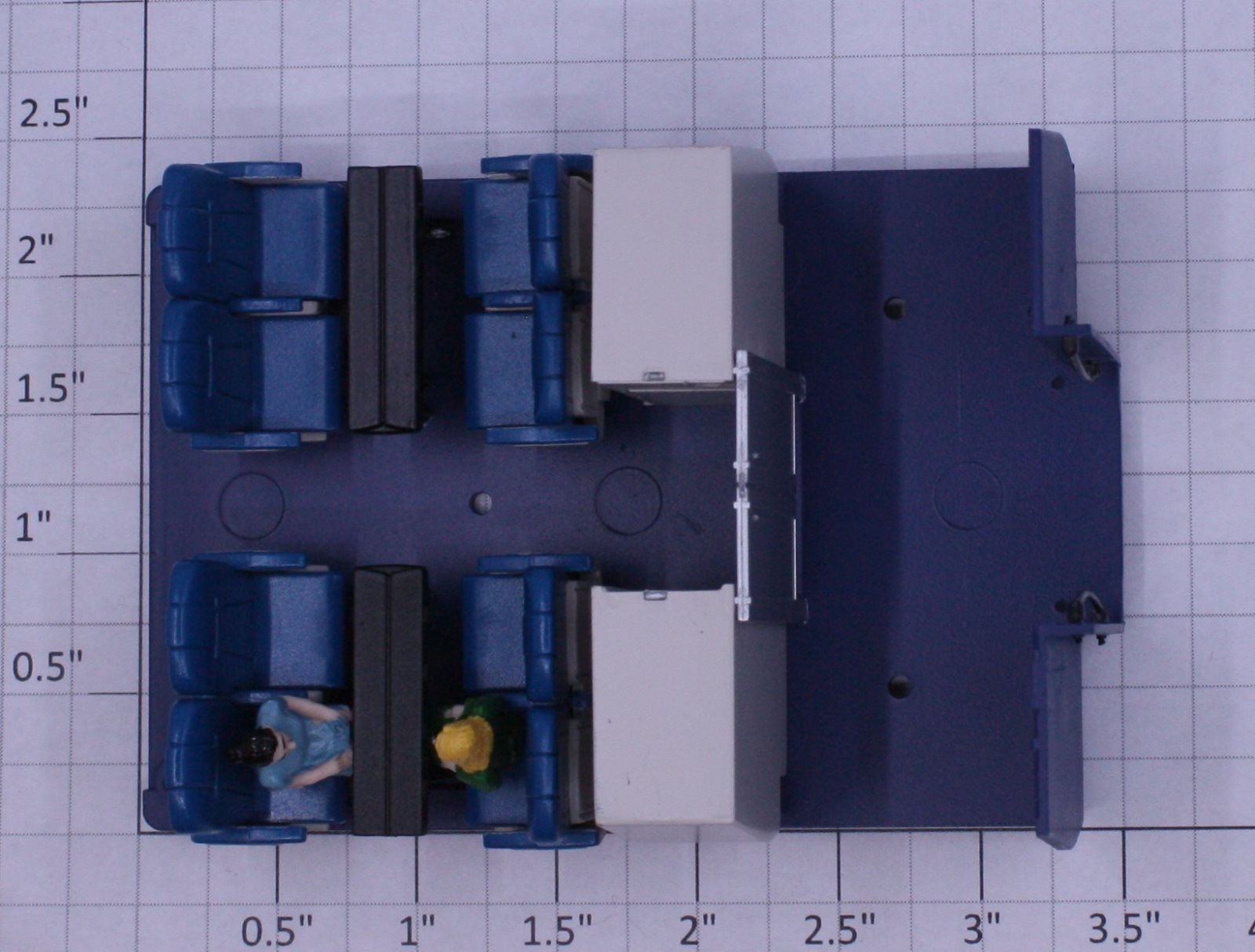 Lionel 15532-27 #3523 Acela Coach Rear Section Interior