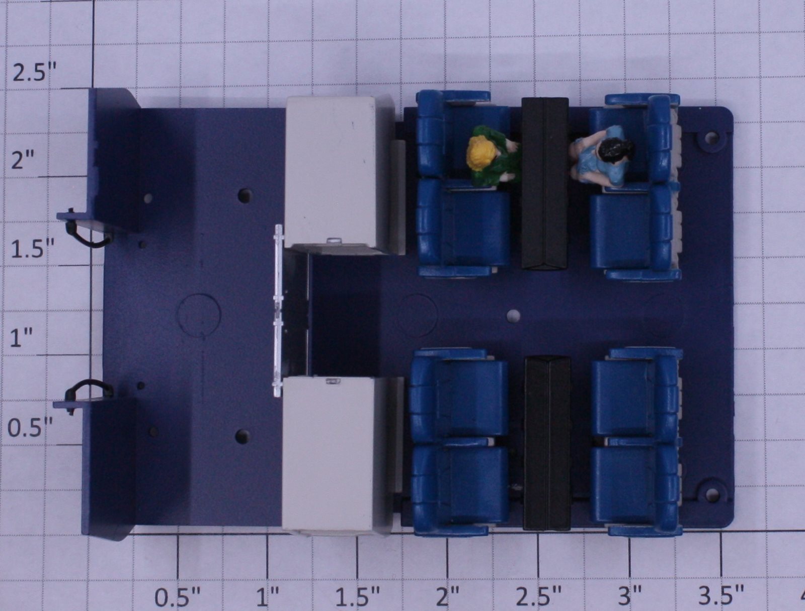 Lionel 15532-27 #3523 Acela Coach Rear Section Interior