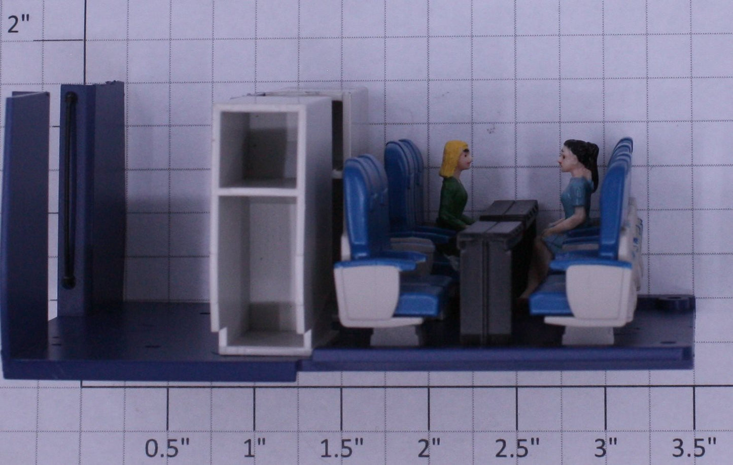 Lionel 15532-27 #3523 Acela Coach Rear Section Interior