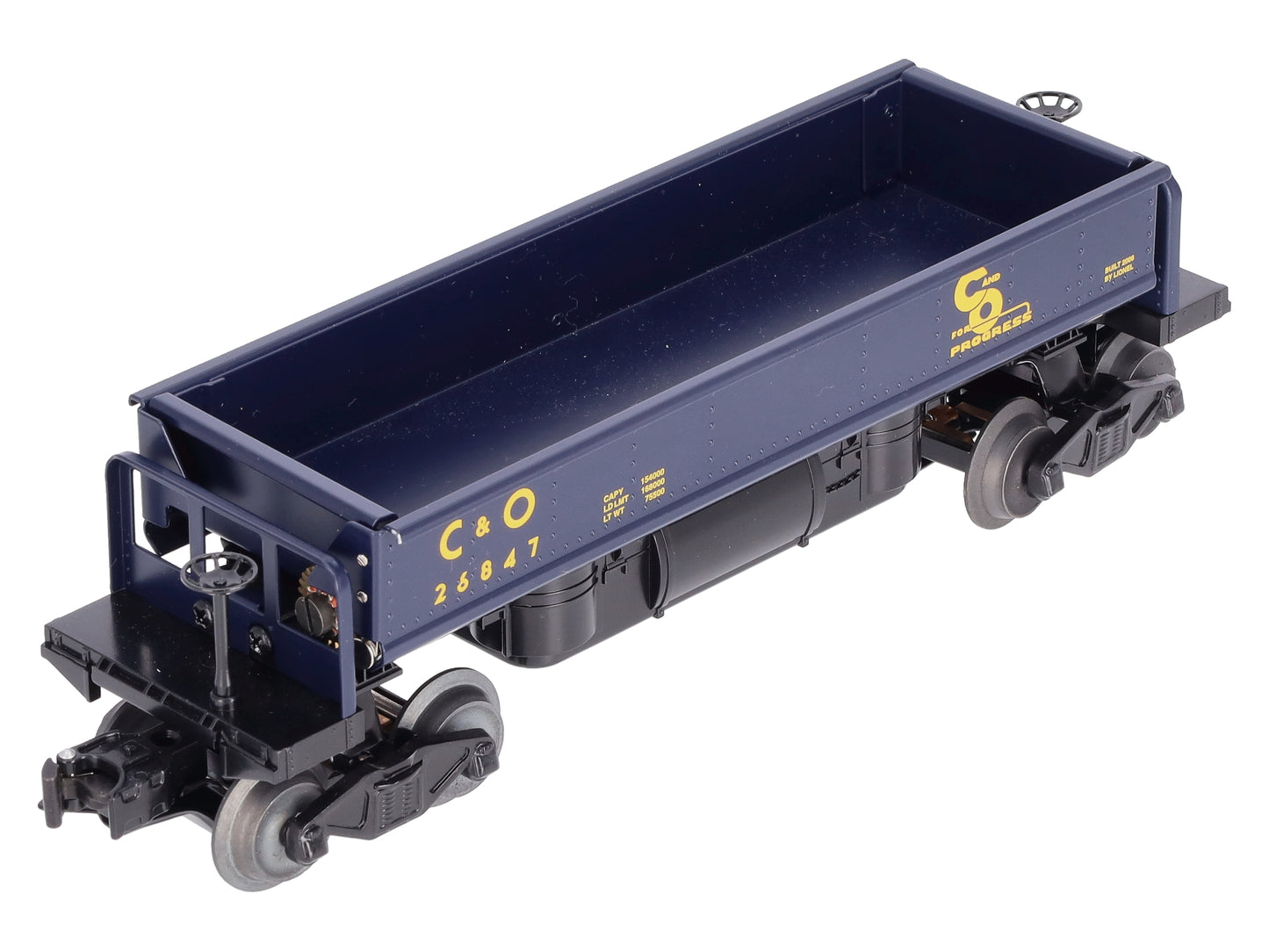 Lionel 6-26847 O Gauge C&O Operating Coal Dump Car