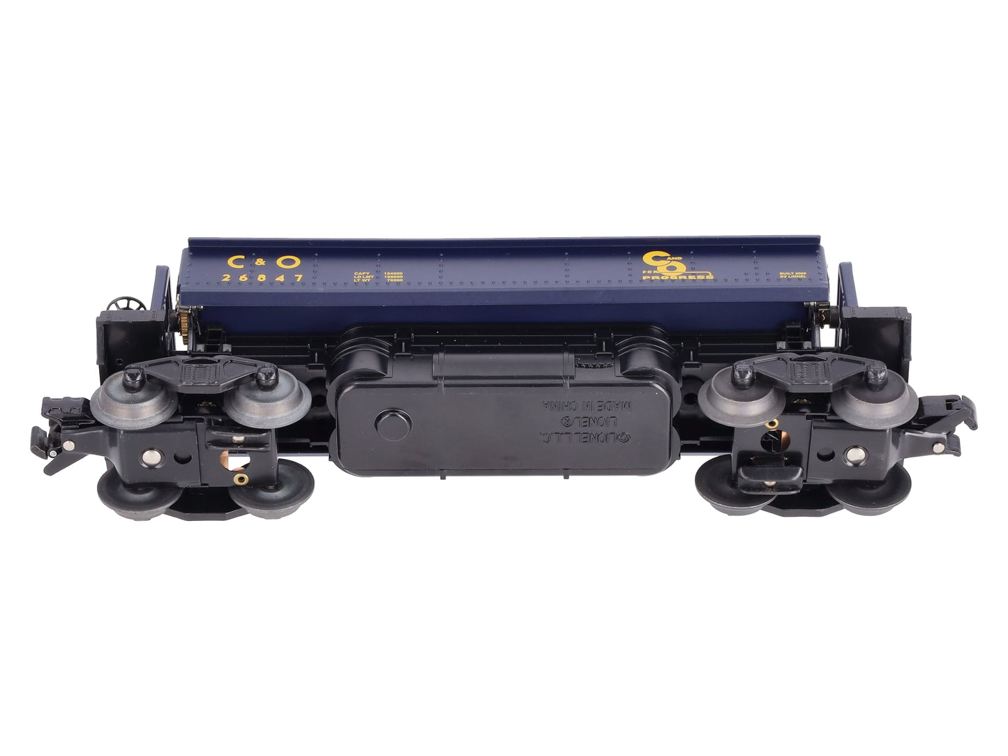 Lionel 6-26847 O Gauge C&O Operating Coal Dump Car