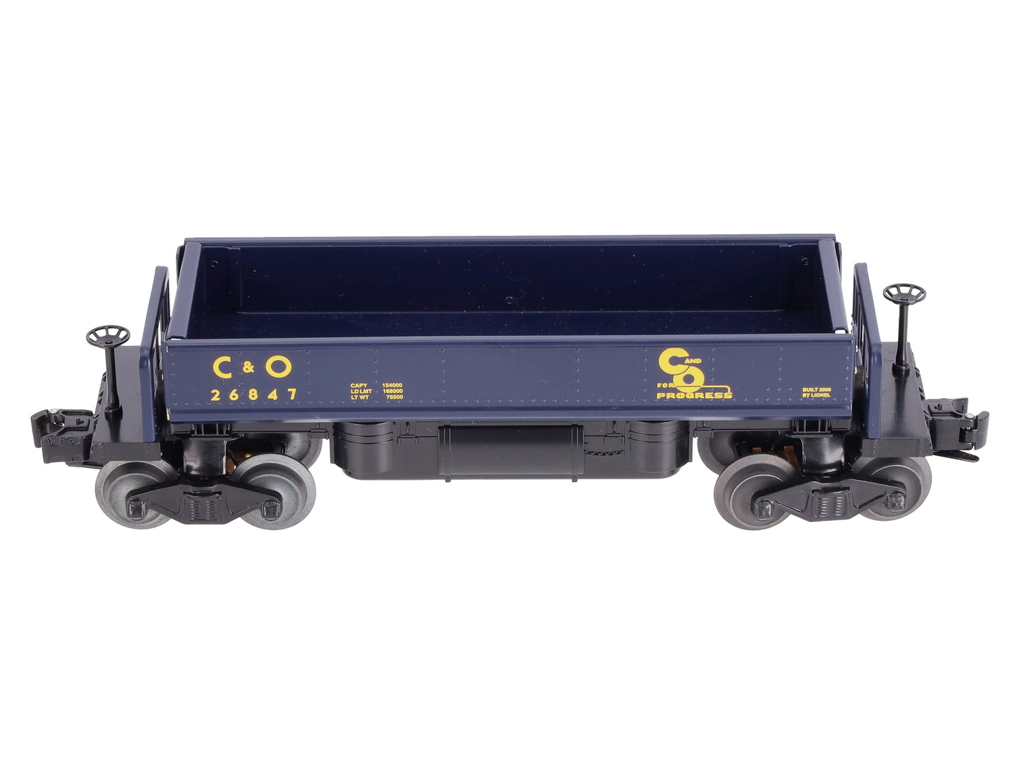 Lionel 6-26847 O Gauge C&O Operating Coal Dump Car