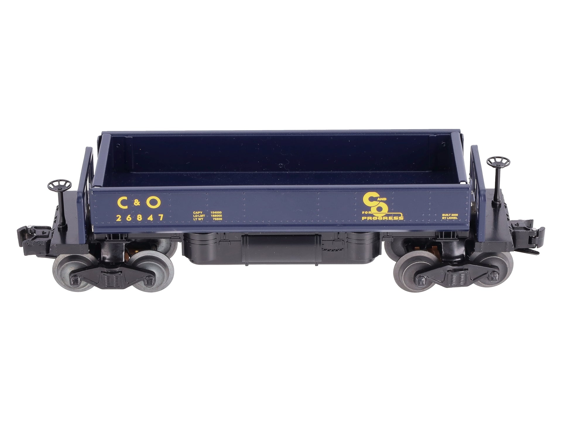 Lionel 6-26847 O Gauge C&O Operating Coal Dump Car