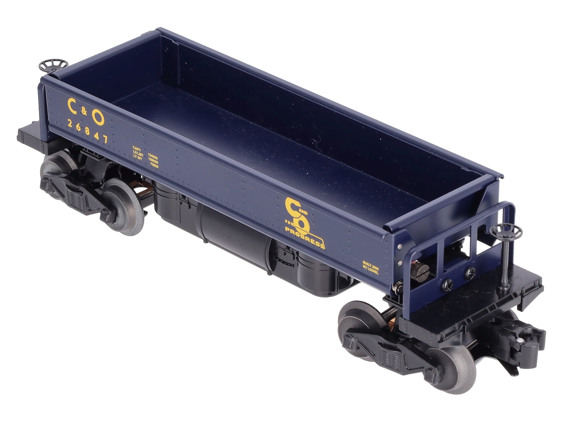 Lionel 6-26847 O Gauge C&O Operating Coal Dump Car