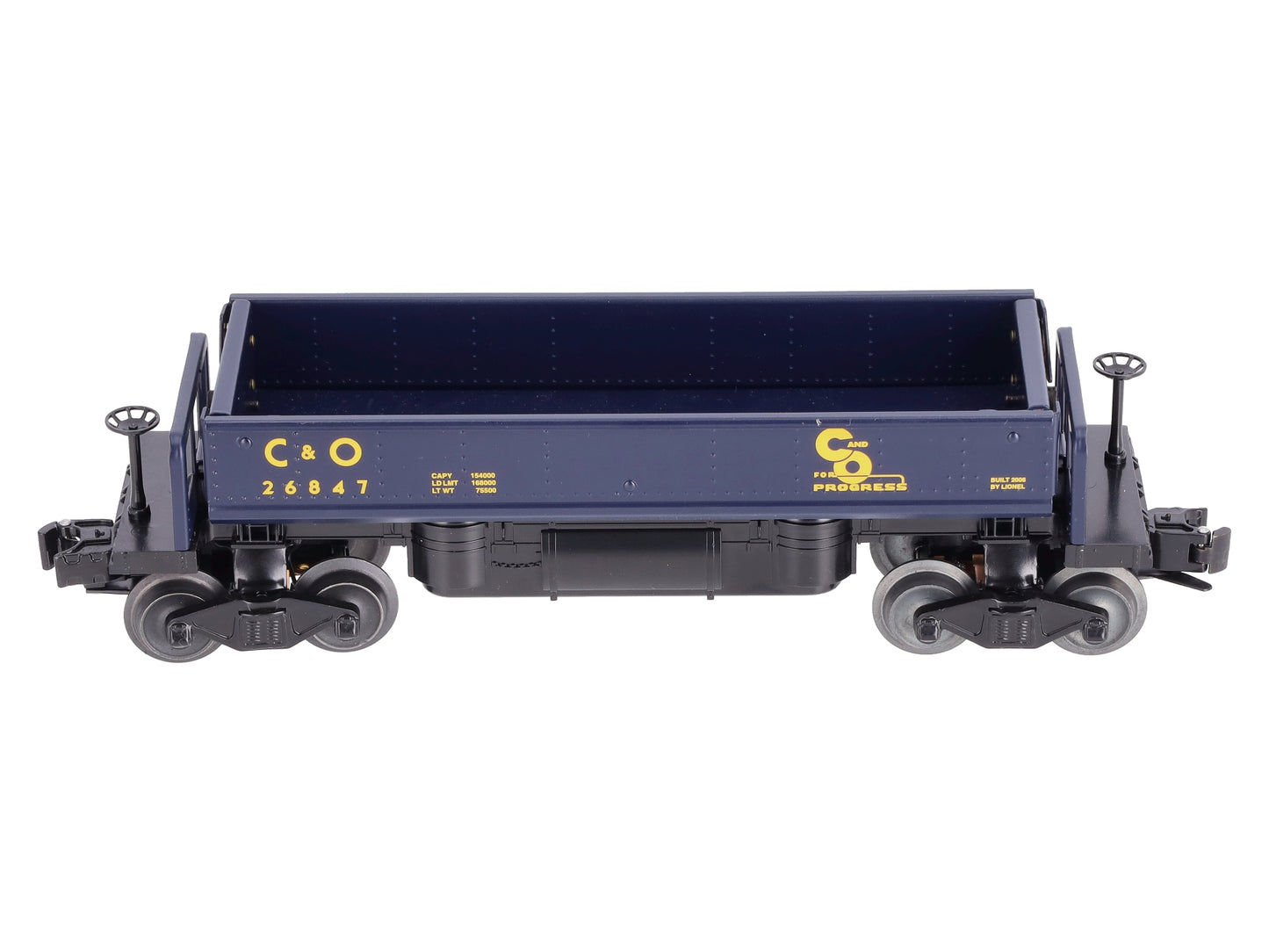 Lionel 6-26847 O Gauge C&O Operating Coal Dump Car