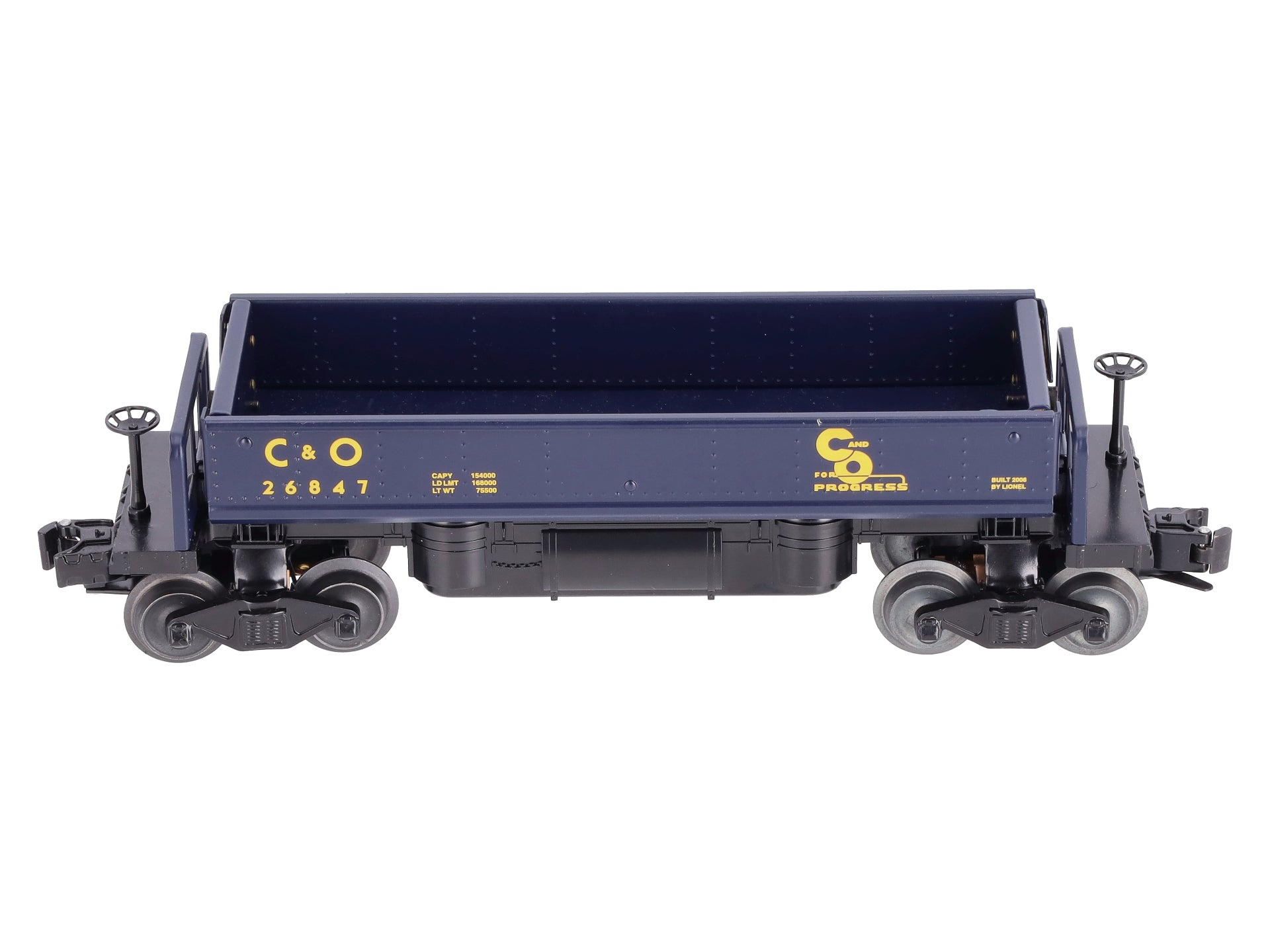 Lionel 6-26847 O Gauge C&O Operating Coal Dump Car