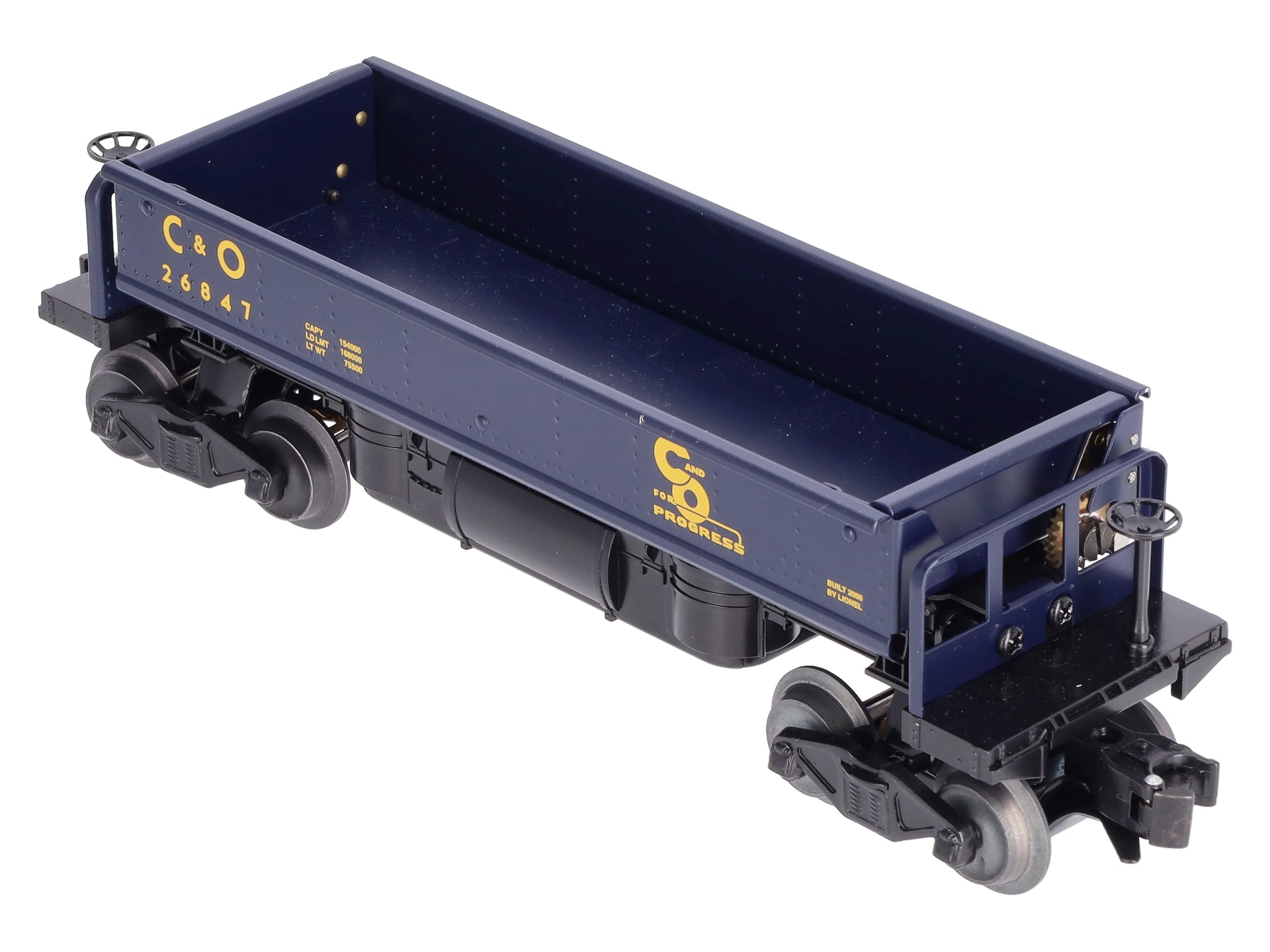 Lionel 6-26847 O Gauge C&O Operating Coal Dump Car