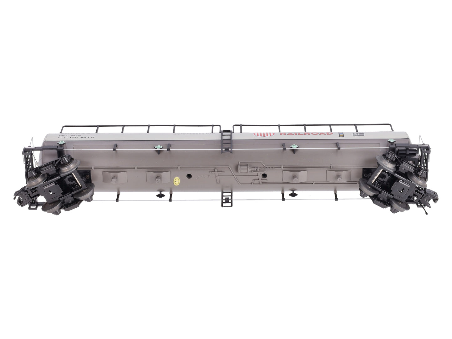 MTH 20-96205 O Gauge Union Pacific 20K Gallon 4-Compartment Tank Car #100095