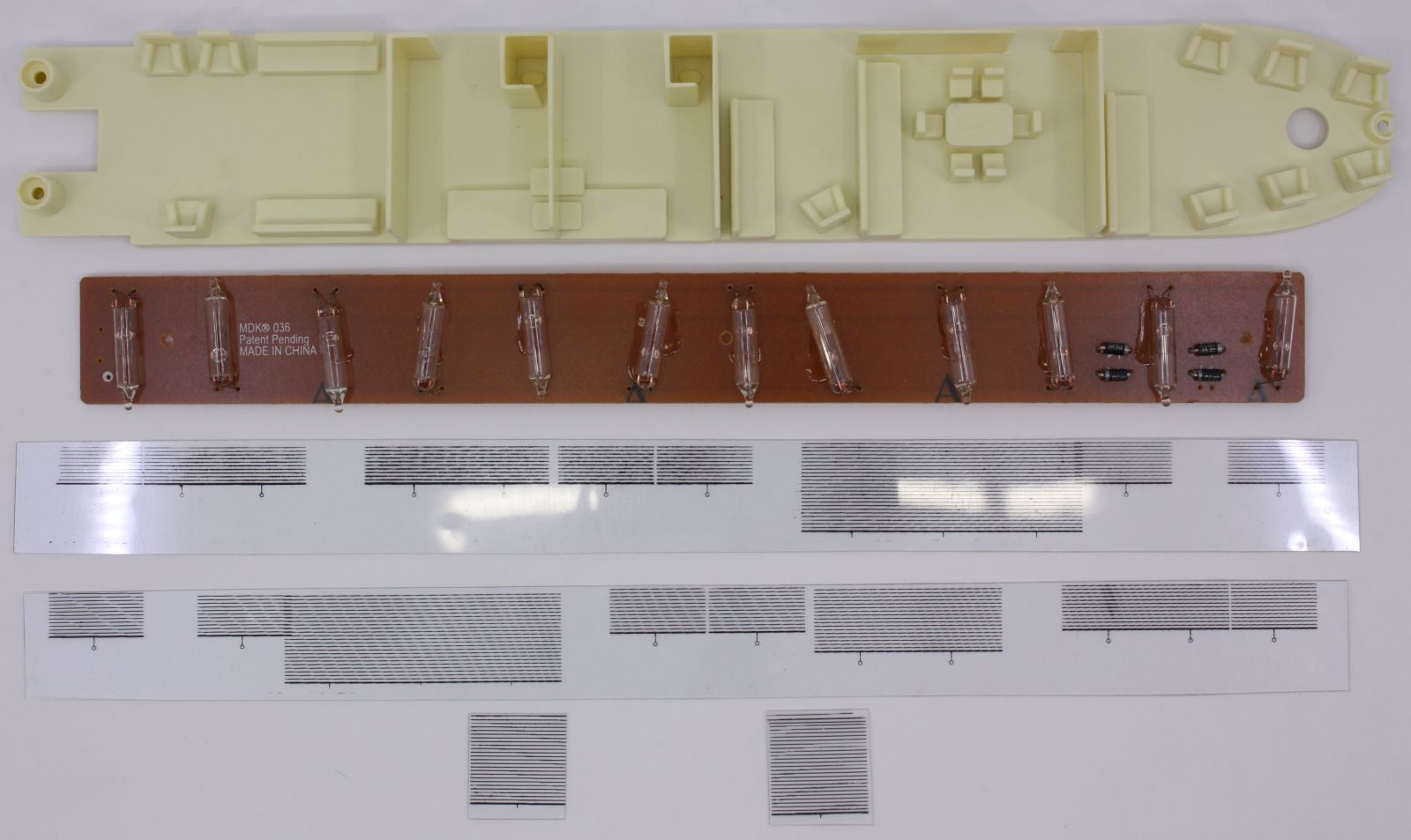 K-Line K4505-X002 Observation Car Interior Kit with Lighting Board