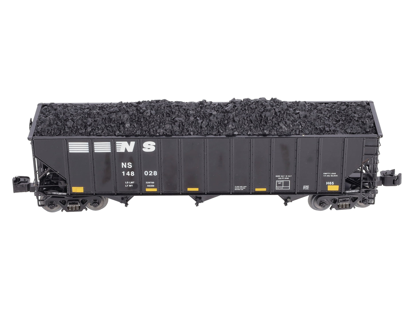 Lionel 6-27457 O Gauge Norfolk Southern 3-Bay Open Hopper #148028