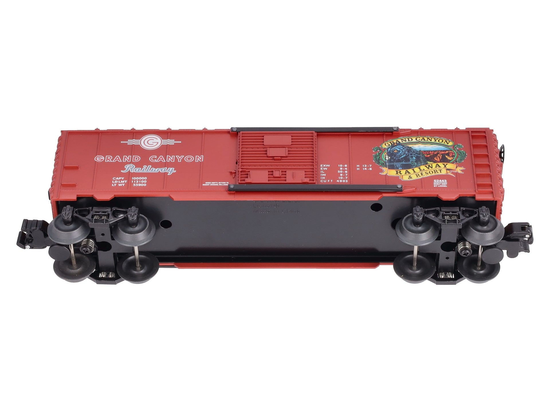 Lionel 6-52443 O Grand Canyon Railroad Box Car Desert Division TCA LN/Box