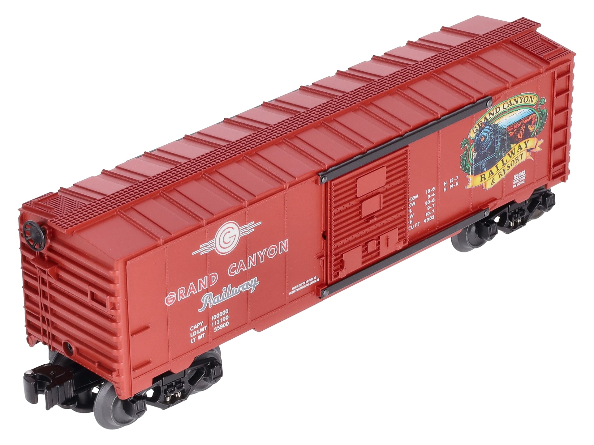 Lionel 6-52443 O Grand Canyon Railroad Box Car Desert Division TCA LN/Box