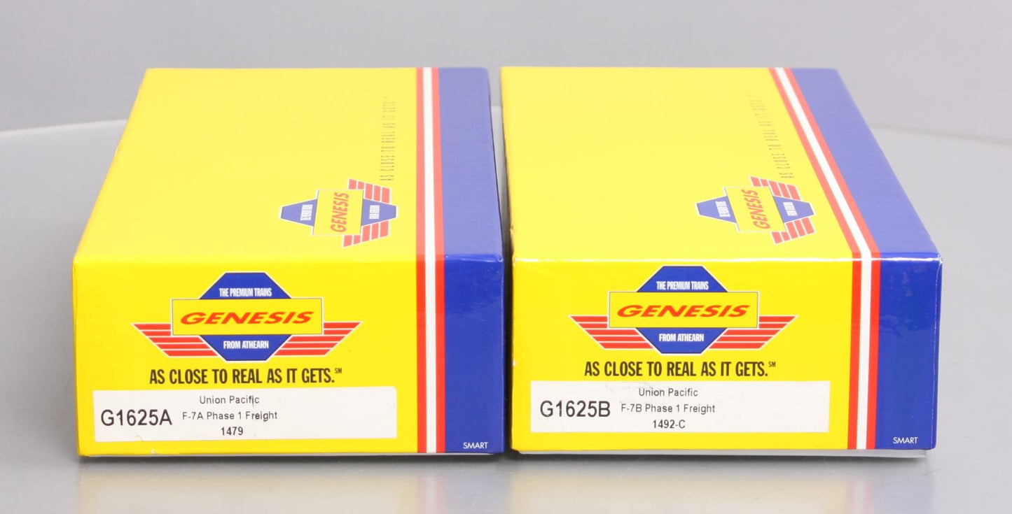 Athearn G1625 HO Scale Union Pacific F-7A/B Diesel Locomotive Set #1479/1492C LN/Box