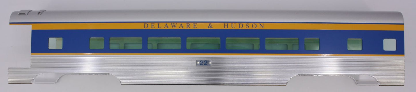 Lionel 15361-7 #22 Delaware & Hudson Aluminum Coach Shell