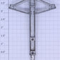 Lionel 156-11 Silver End Post with Light Socket