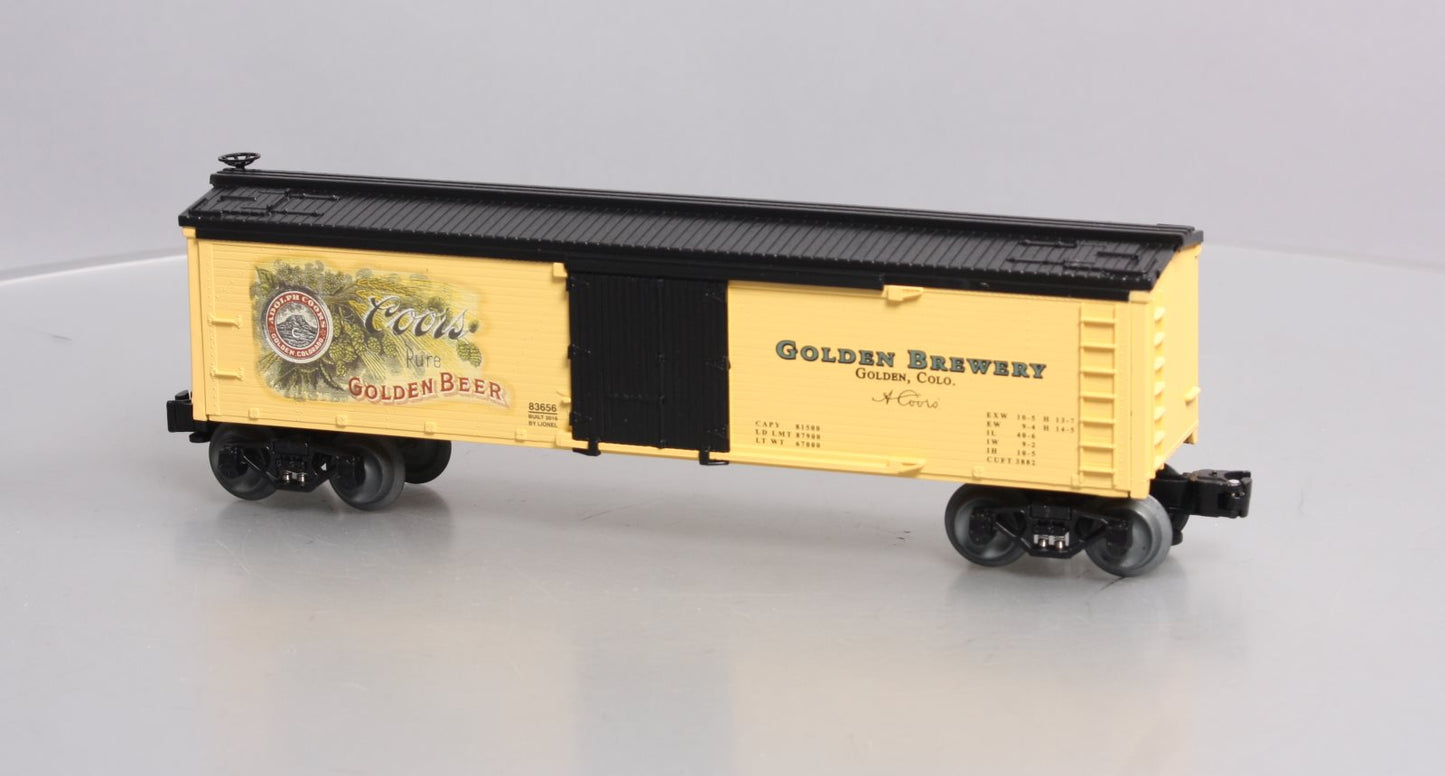 Lionel 6-83656 O Coors Beer Reefer W/Operating Doors