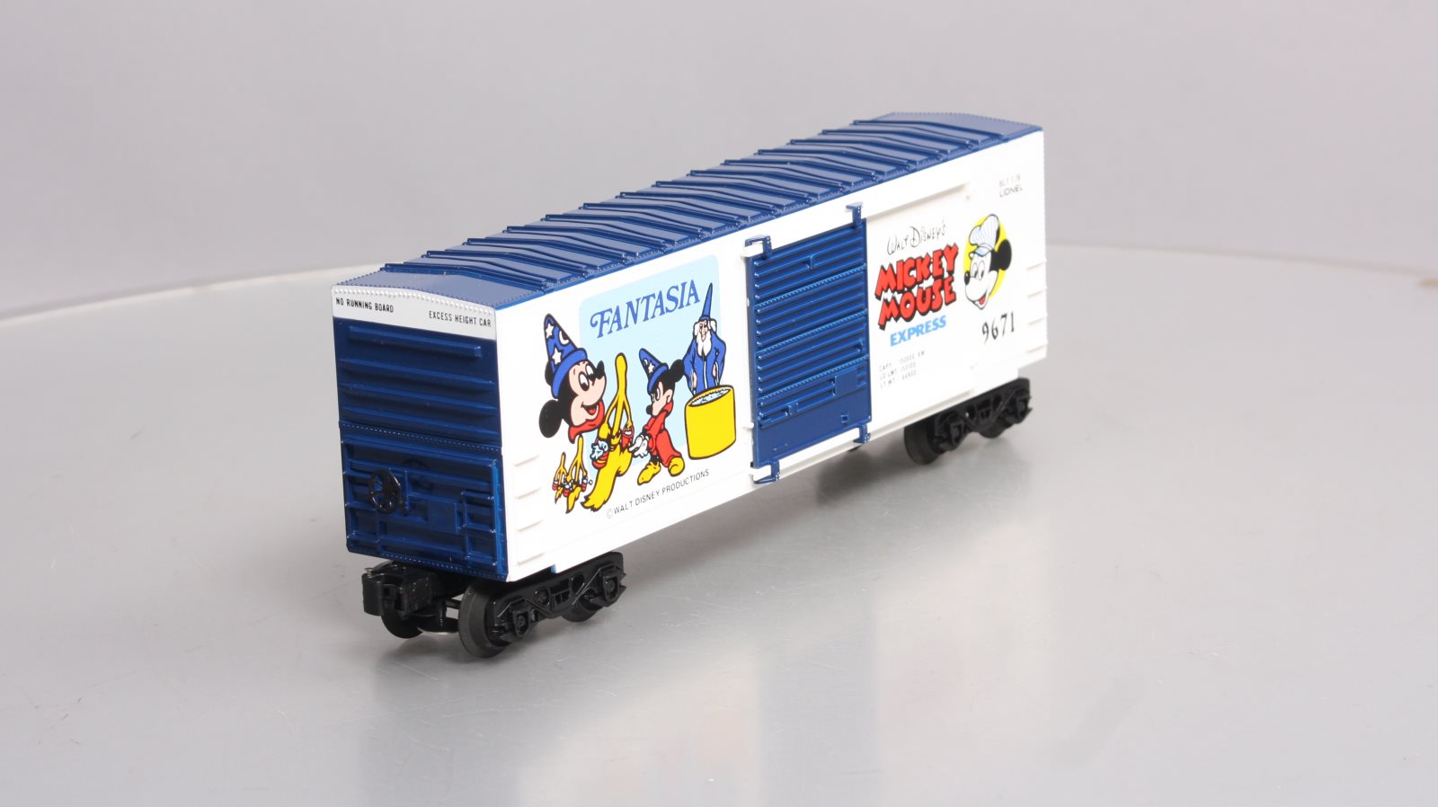 Lionel 6-9671 O Gauge Disney Fantasia Hi-Cube Boxcar #9671 LN/Box
