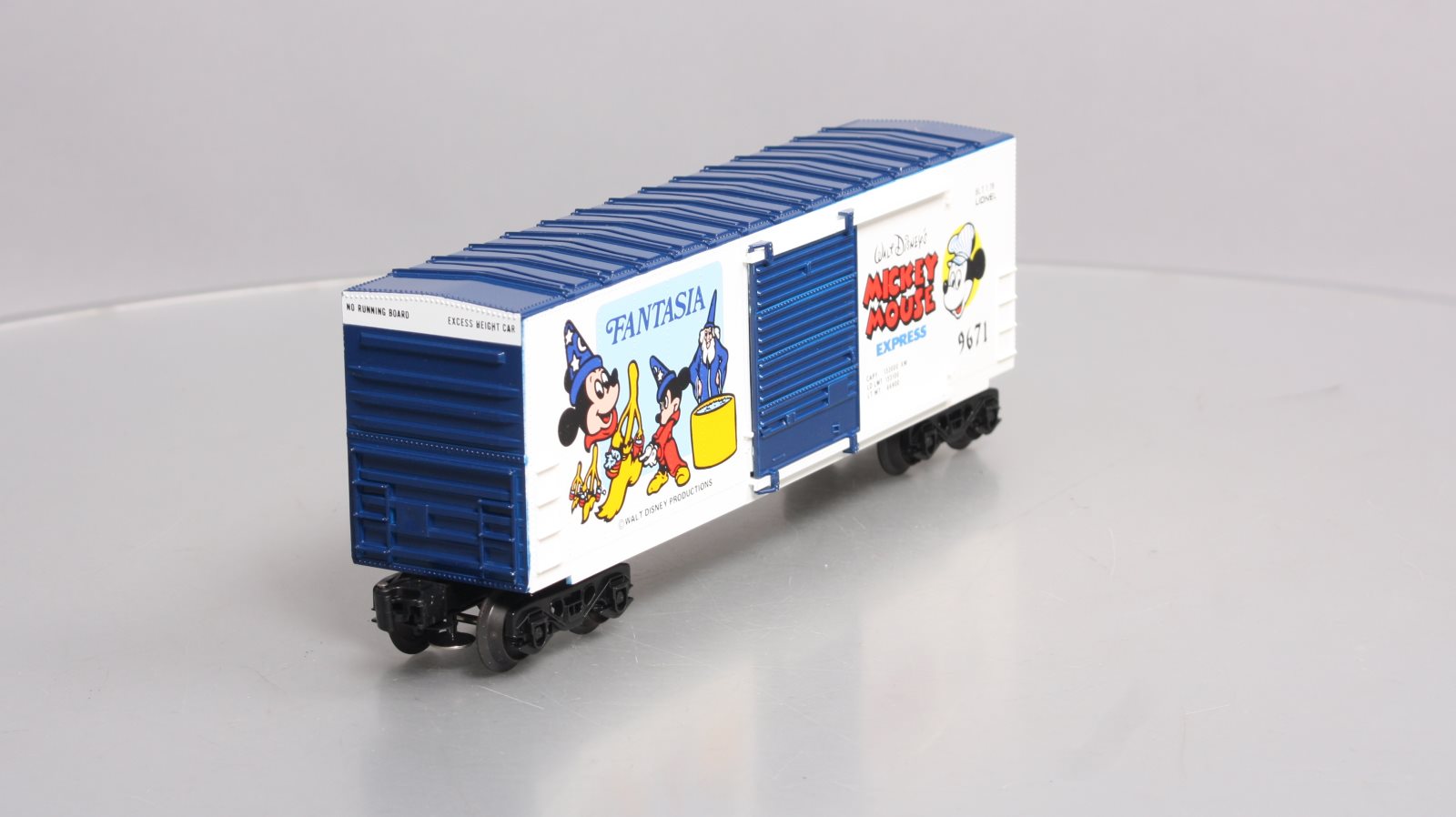 Lionel 6-9671 O Gauge Disney Fantasia Hi-Cube Boxcar #9671 LN/Box