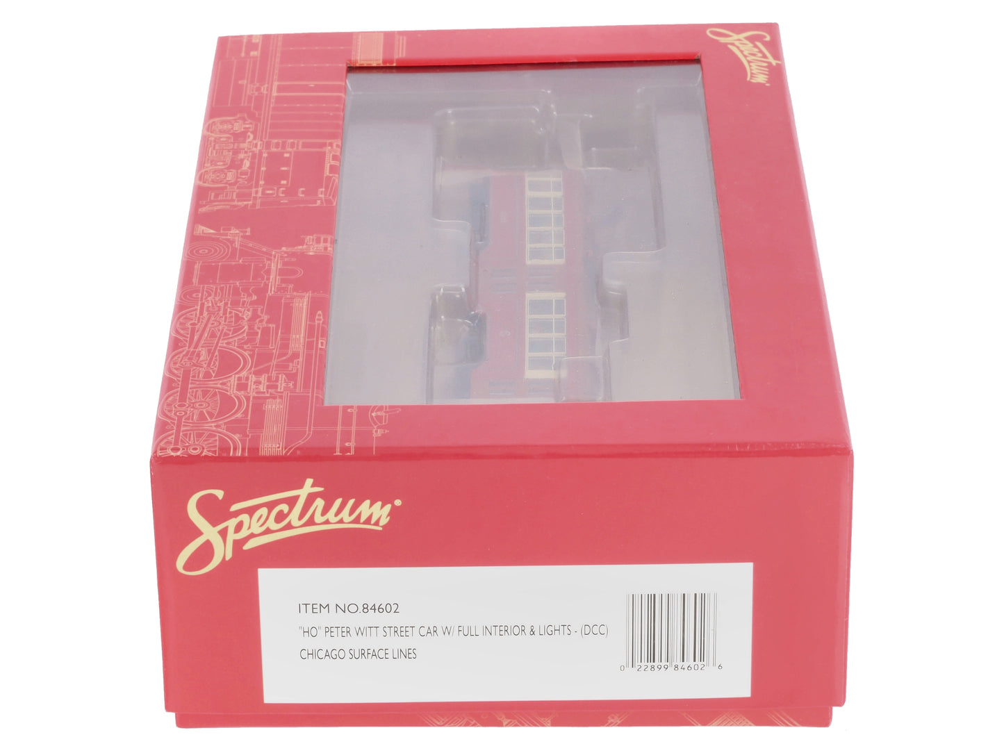 Bachmann 84602 HO Scale Chicago Surface Lines Peter Witt Street Car #6319 w/DCC LN/Box