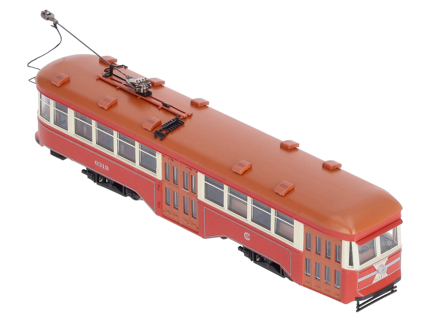 Bachmann 84602 HO Scale Chicago Surface Lines Peter Witt Street Car #6319 w/DCC LN/Box