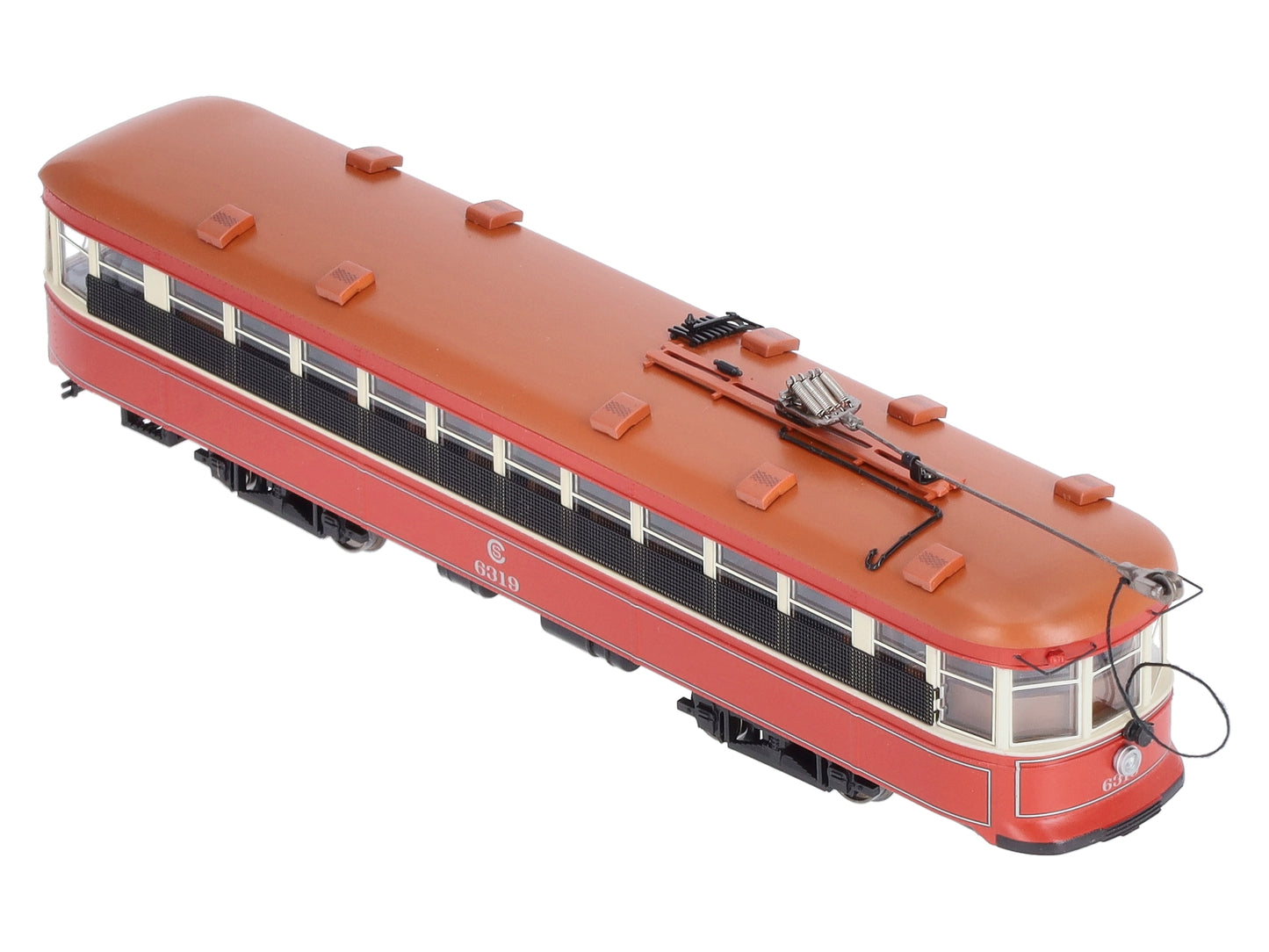 Bachmann 84602 HO Scale Chicago Surface Lines Peter Witt Street Car #6319 w/DCC LN/Box