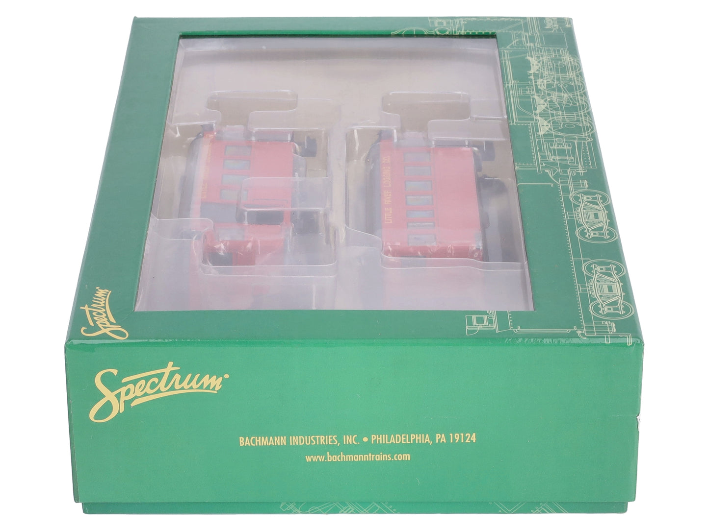 Bachmann 28463 On30 Little River Logging Co. Railbus & Trailer w/DCC