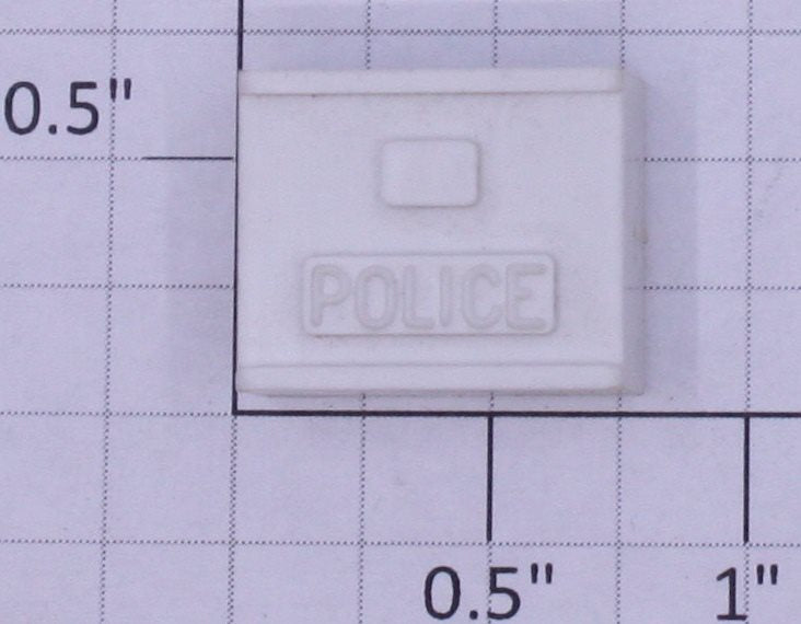 K-Line RA-31 Unpainted Plastic Police Mailbox