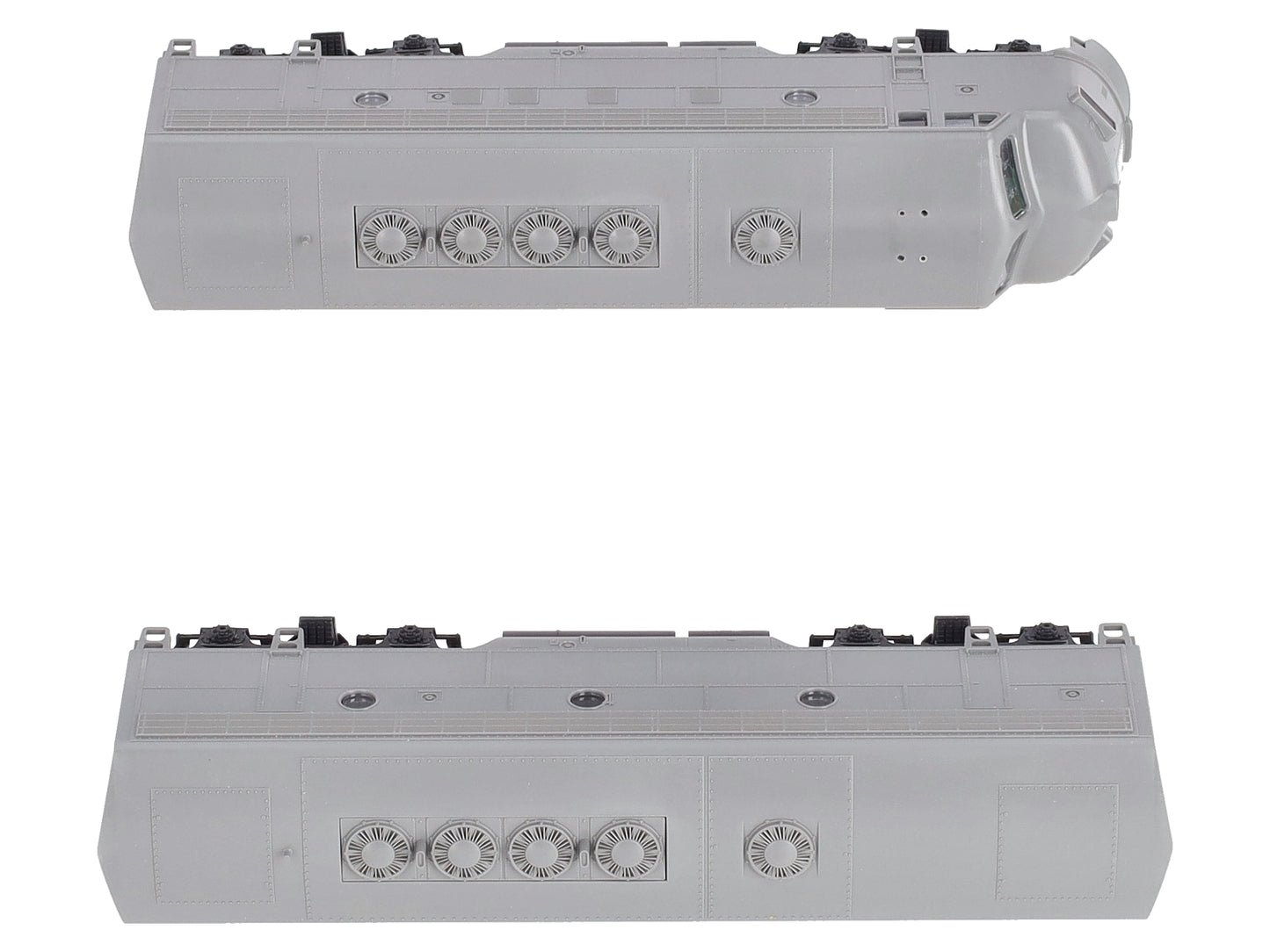 Stewart 5600 HO Undecorated Diesel EMD F7 Phase I-Early A/B Set Single Nose