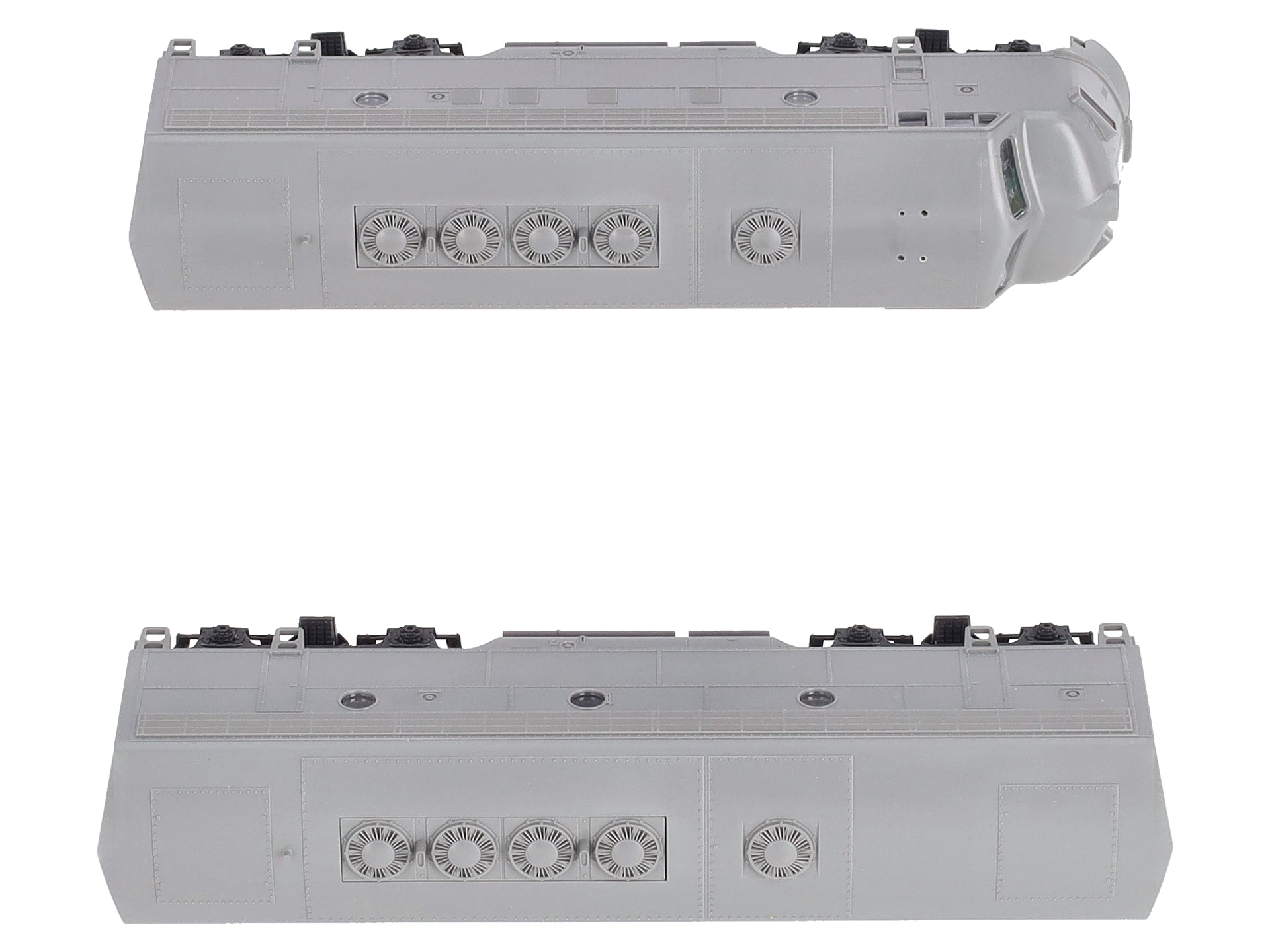 Stewart 5600 HO Undecorated Diesel EMD F7 Phase I-Early A/B Set Single Nose