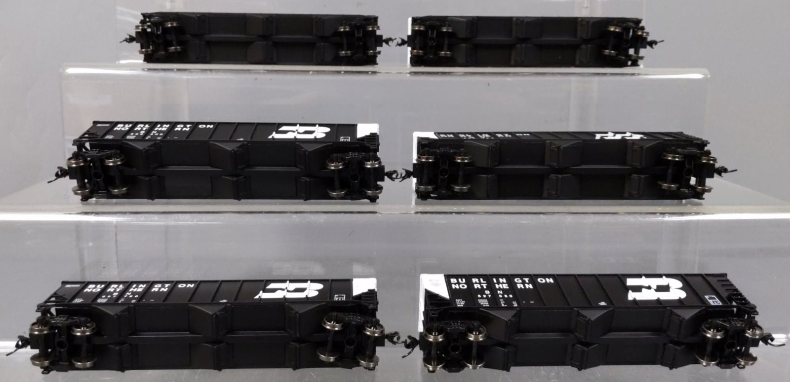 Walthers 932-7873 HO Scale Burlington Northern 3-Bay Coal Hopper (Set of 6) LN/Box