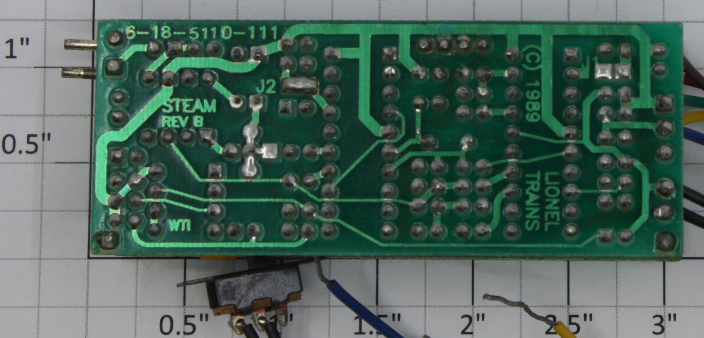 Lionel 18000-115 O Gauge DC Trigger PCB Circuit Board Rev. B